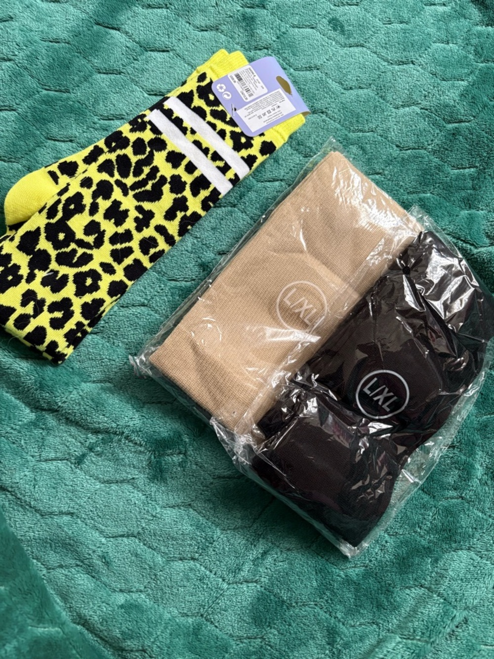 Sock Bundle – Knee High Leopard Socks + 2 Compression Socks